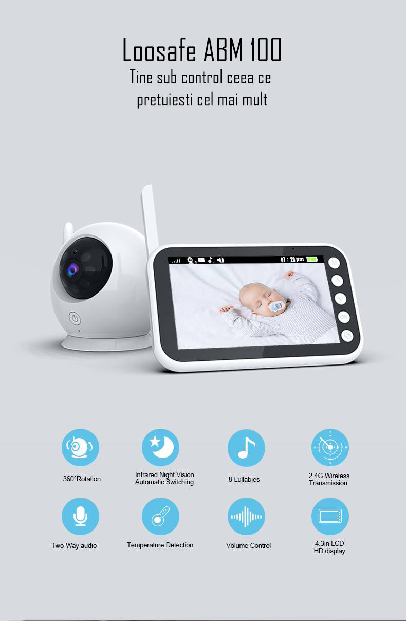 Baby Monitor video Loosafe ABM 100