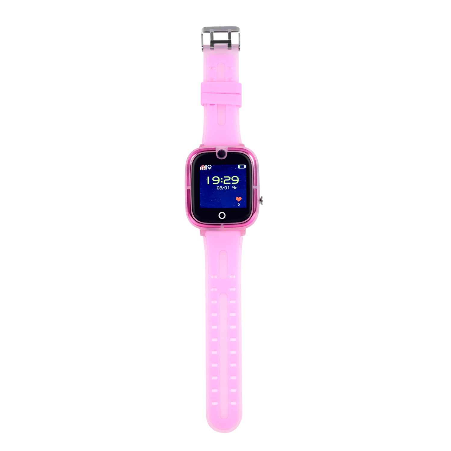 Ceas smartwatch copii GPS TechONE KT07, Roz