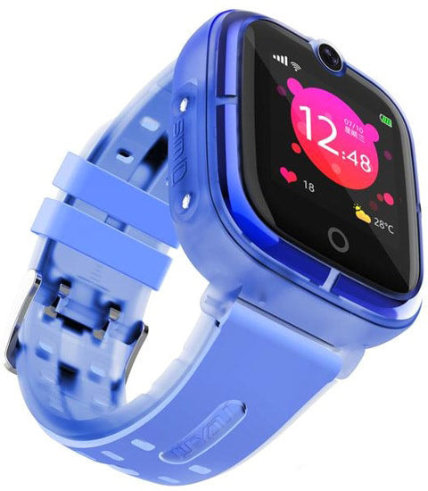 Ceas smartwatch copii GPS TechONE KT07, Albastru