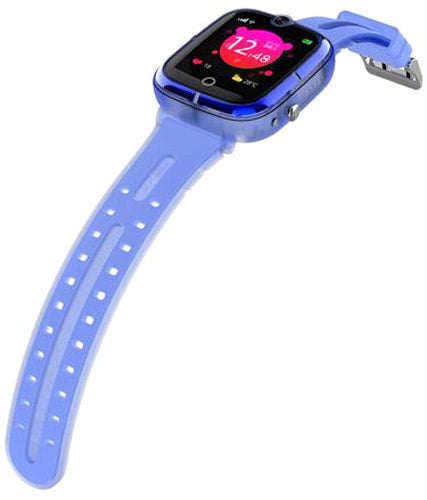 Ceas smartwatch copii GPS TechONE KT07, Albastru