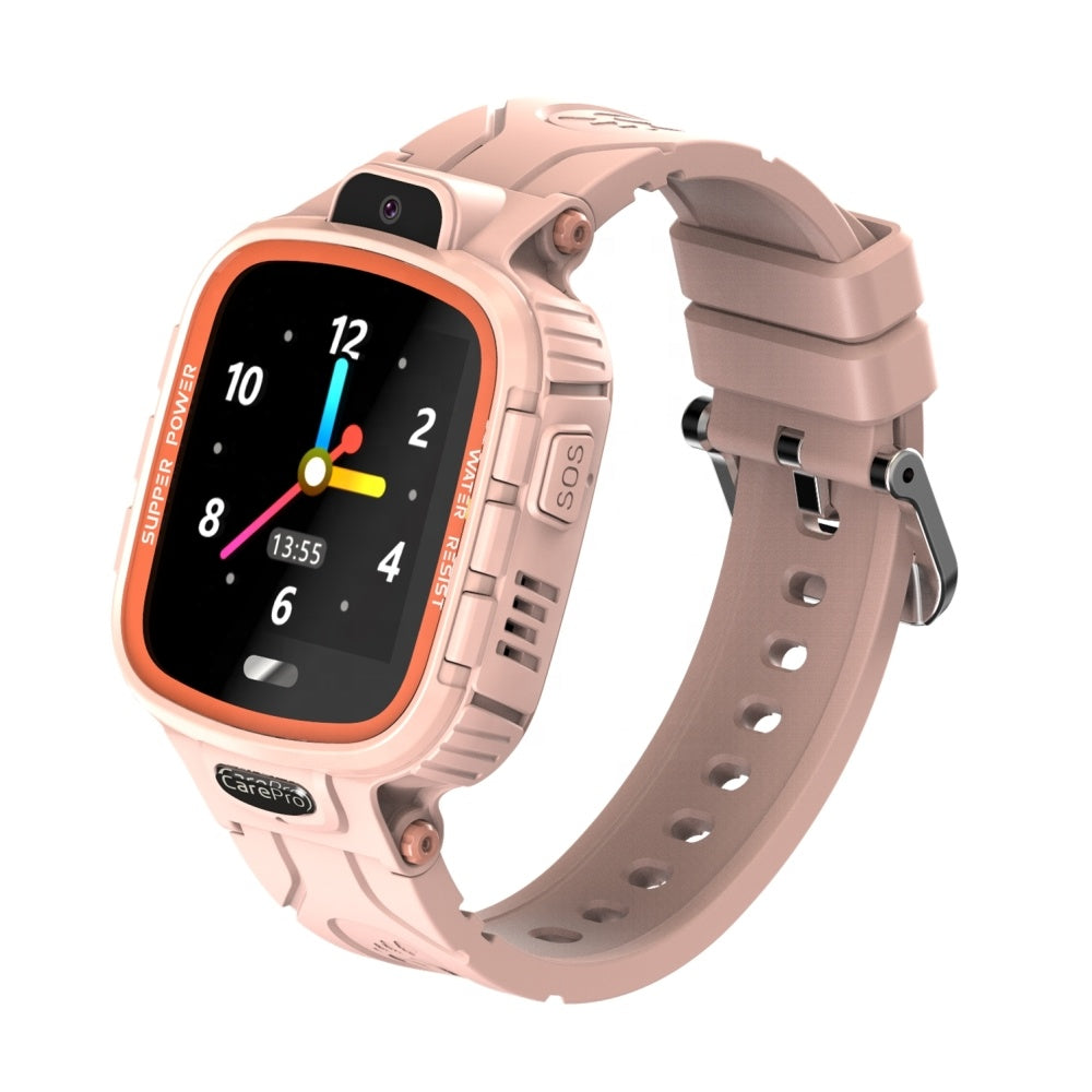 Ceas smartwatch copii GPS TechONE TD26, Roz