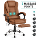 Scaun De Birou Directorial Ergonomic Cu Masaj KD Home® ErgoLux Prime, Maro