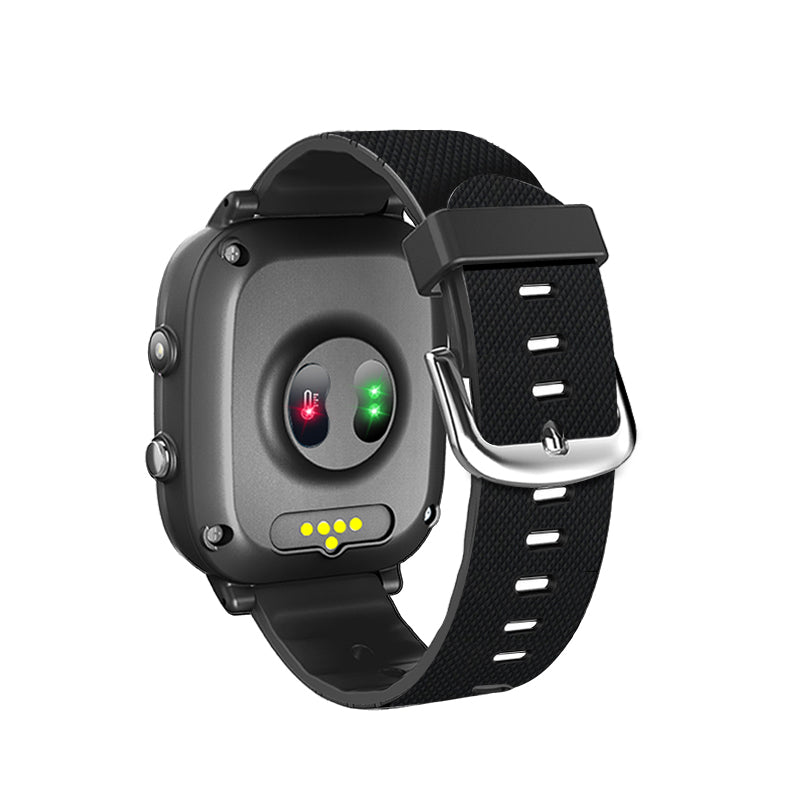 Ceas smartwatch GPS adulti si copii Techon H10 4G, Negru
