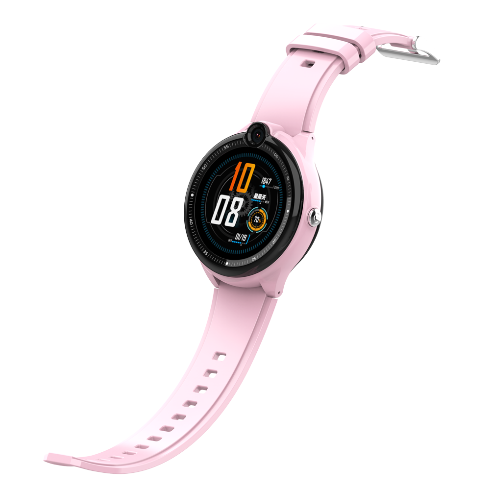Ceas smartwatch GPS copii Techone KT26, Roz