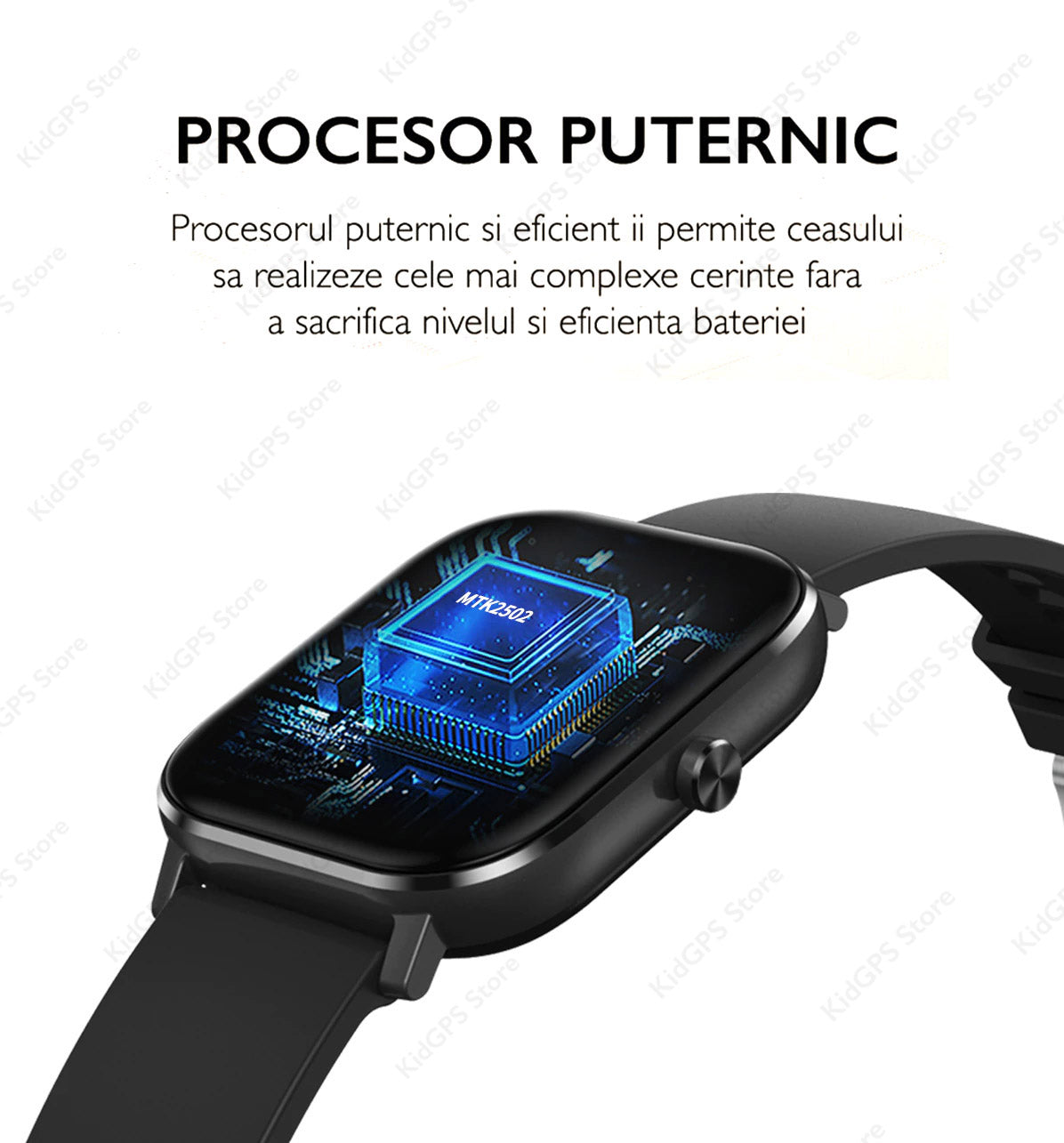 Ceas smartwatch femei TechON DT35+, Auriu