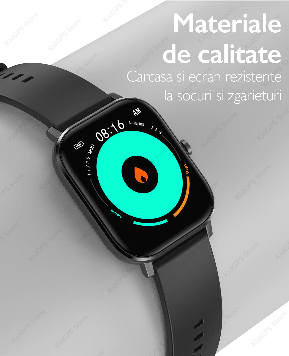 Ceas smartwatch femei TechON DT35+, Auriu