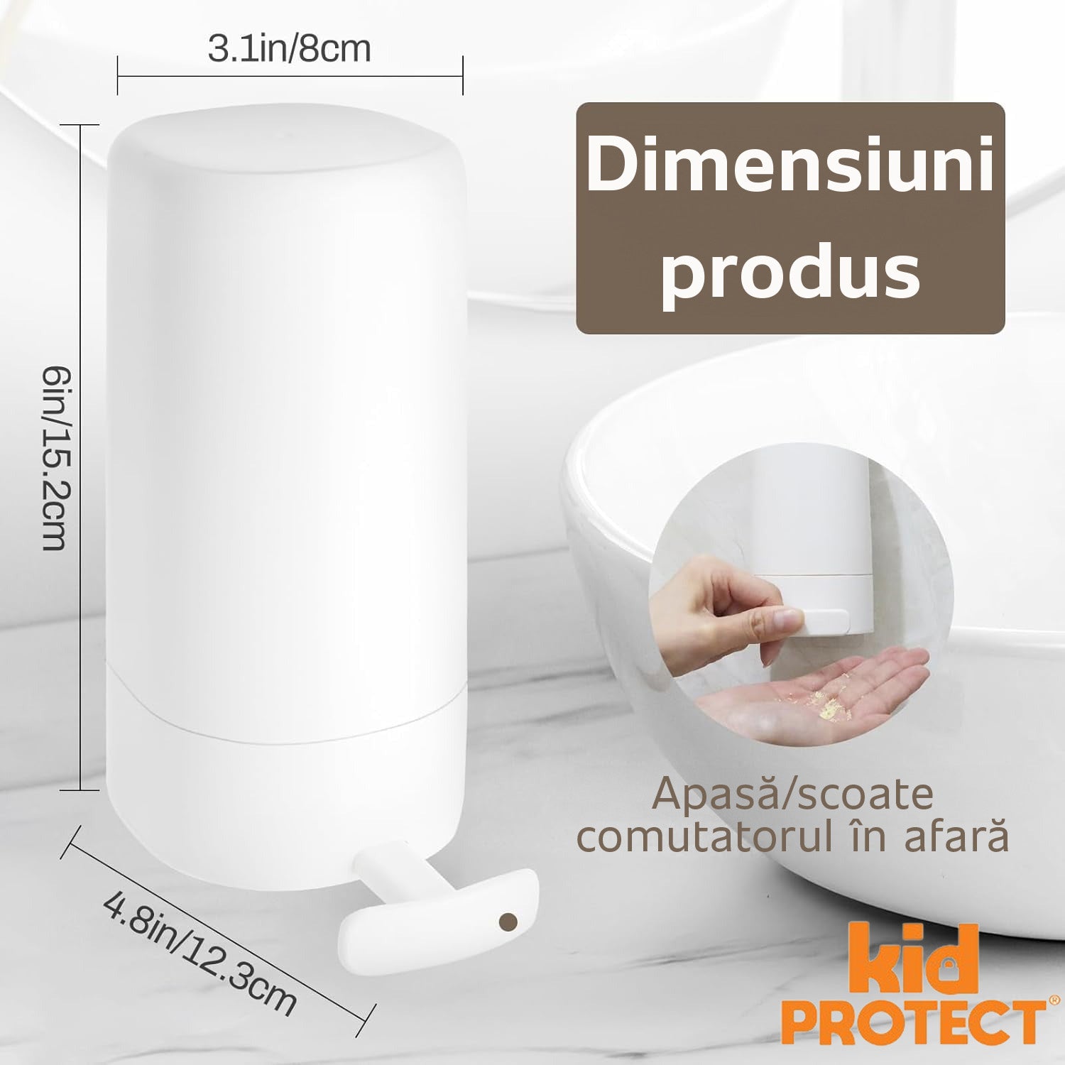 Dozator Pentru Sapun Solid KD Home SolidFlow
