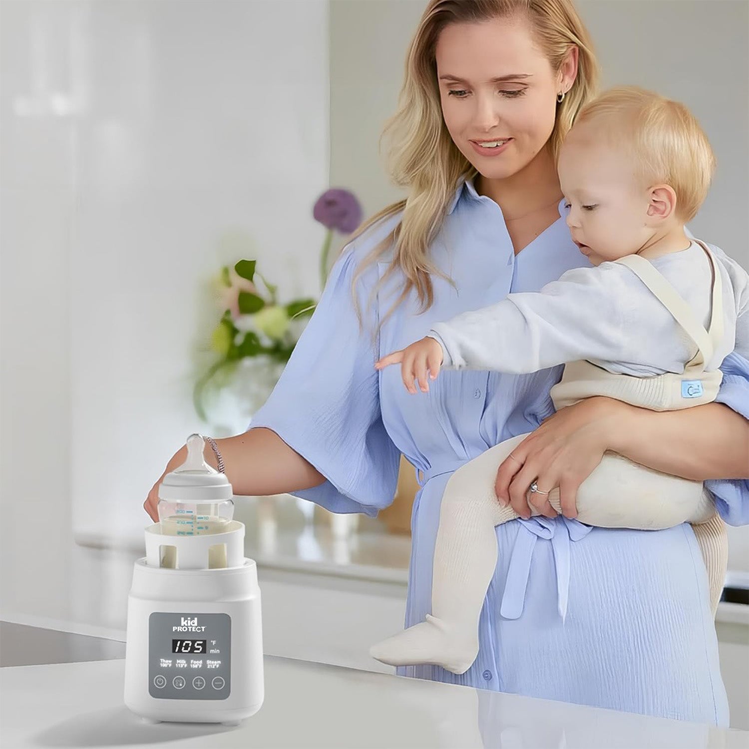 Incalzitor Biberoane si Mancare Multifunctional KidProtect SnuggleHeat
