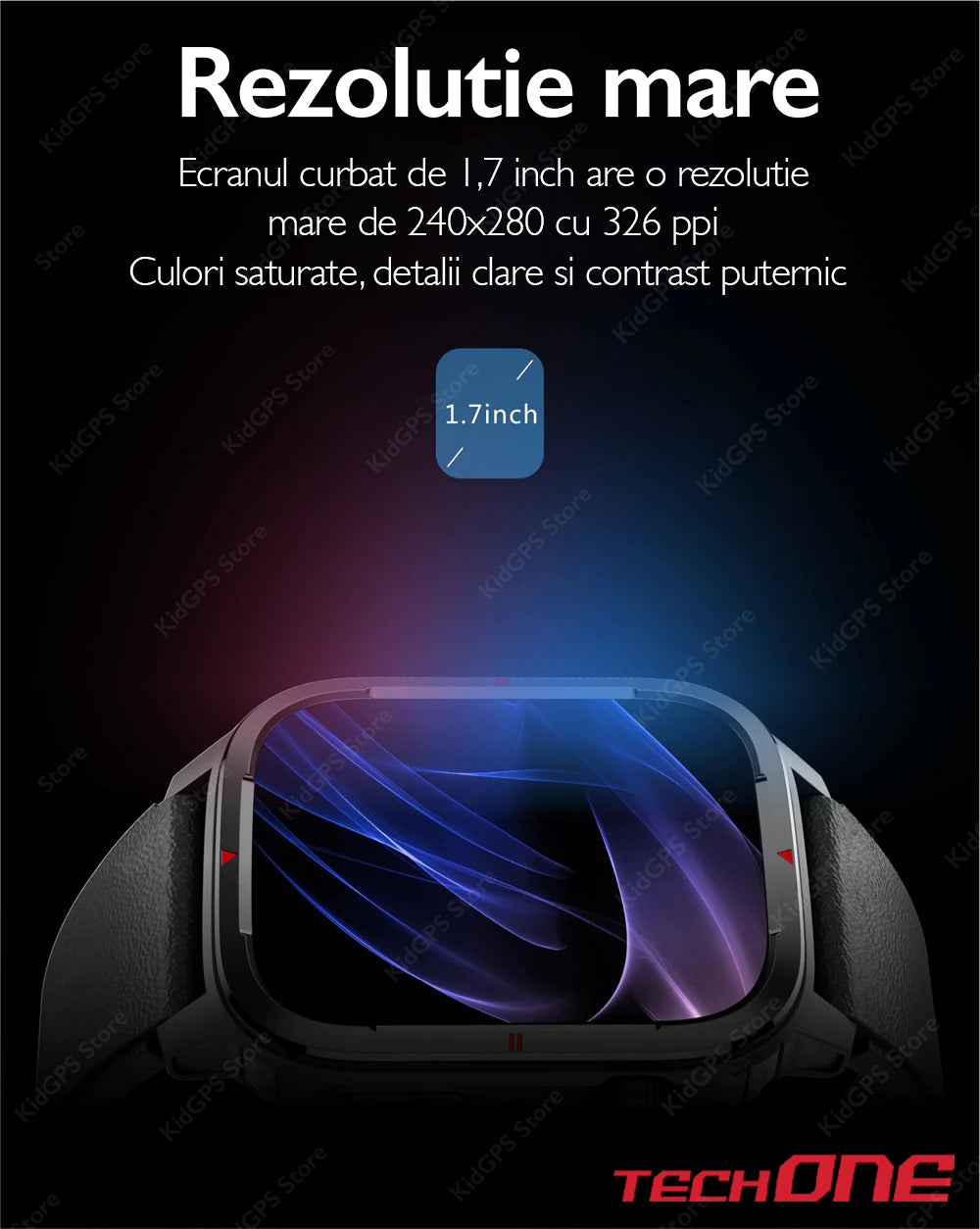 Ceas smartwatch barbati TechONE Q25 GT Runner