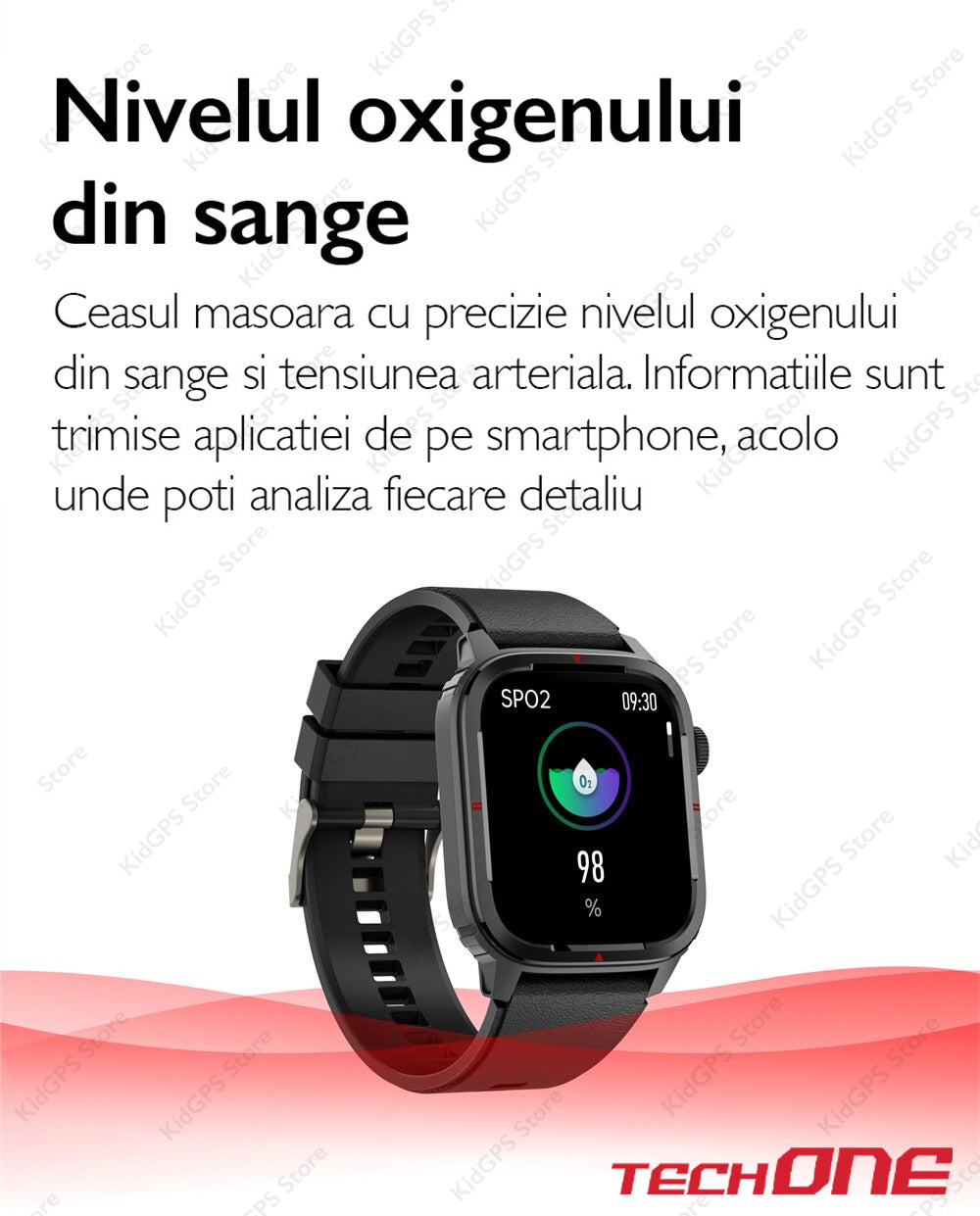 Ceas smartwatch barbati TechONE Q25 GT Runner