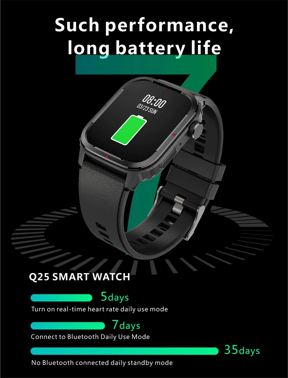 Ceas smartwatch barbati TechONE Q25 GT Runner