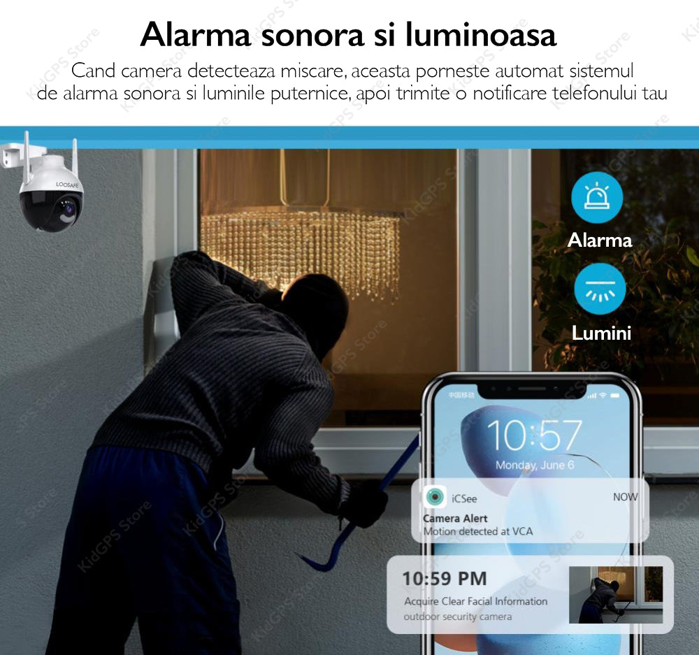 Camera de supraveghere WIFI Loosafe 40XP Pro