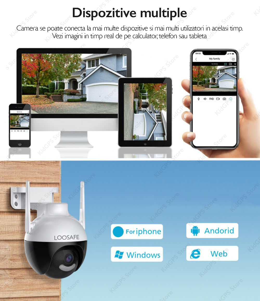 Camera de supraveghere WIFI Loosafe 40XP Pro