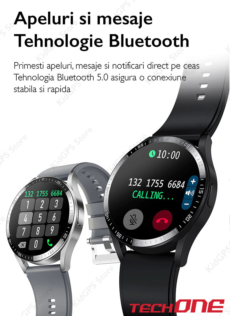 Ceas smartwatch barbati TechONE K35C+