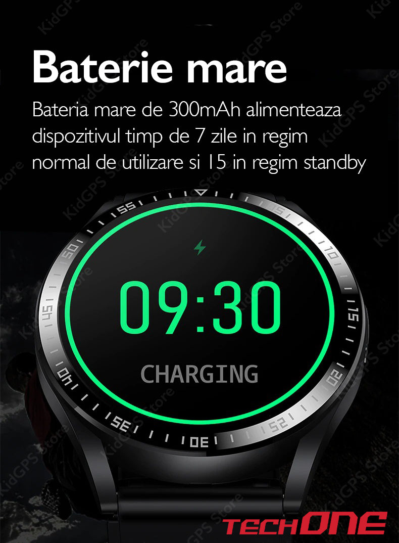 Ceas smartwatch barbati TechONE K35C+