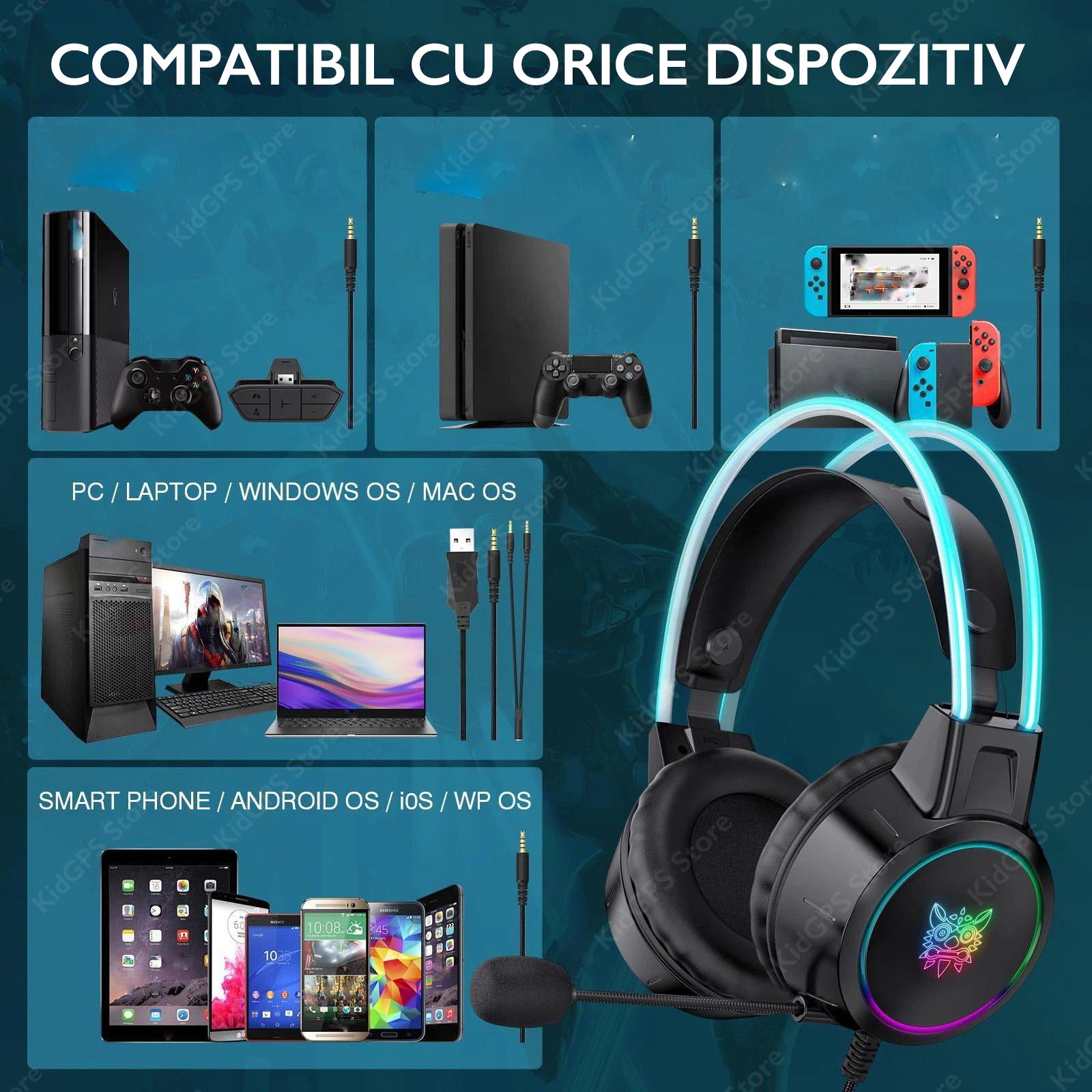 Casti Gaming Profesionale Runmus X15 Pro Legend