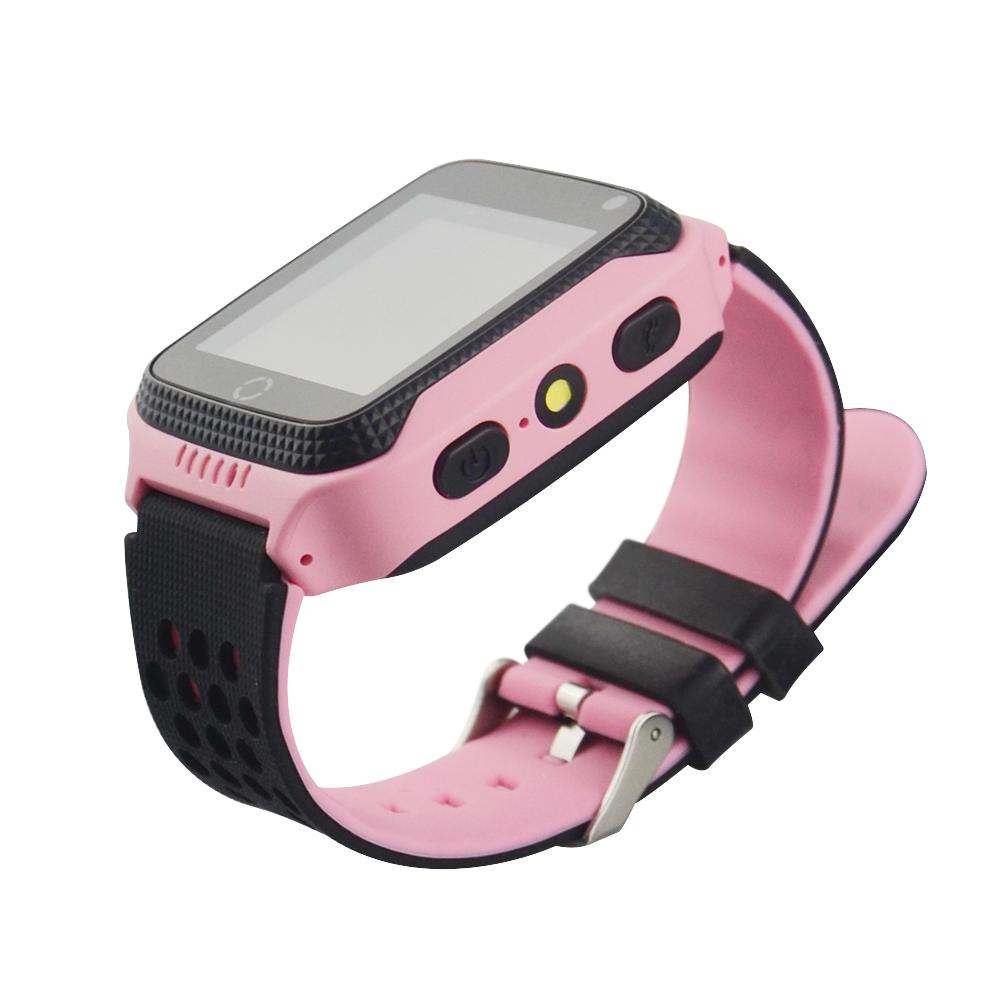 Ceas smartwatch copii cu GPS TechONE Q528, Roz
