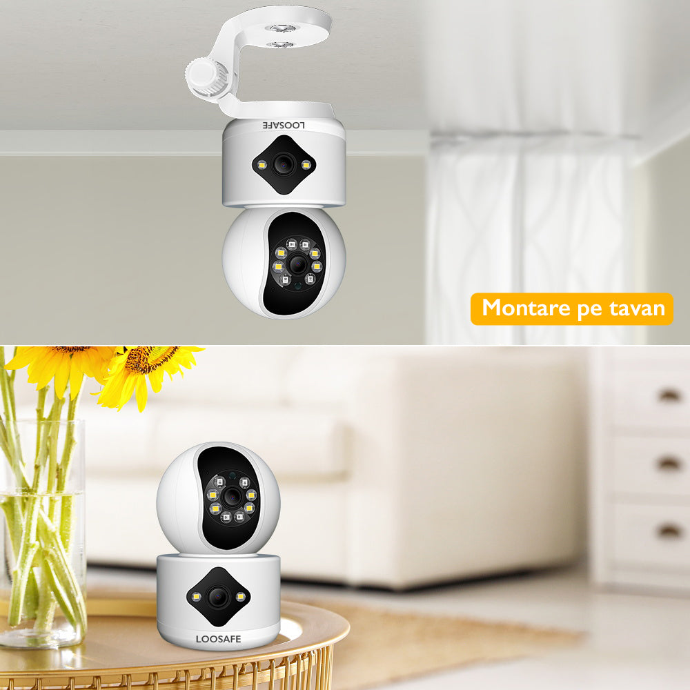 Camera de supraveghere dubla WIFI Loosafe 60DX Pro