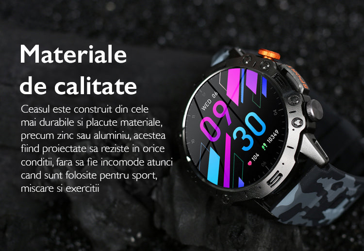 Ceas smartwatch barbati TechONE® K59 Ultra