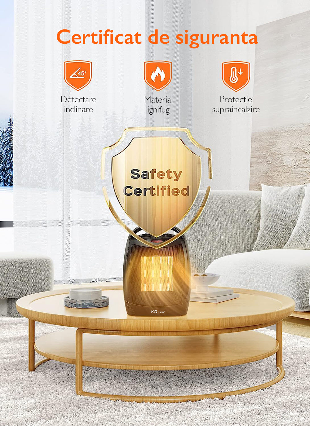Aeroterma ceramica KD Home Master Heater