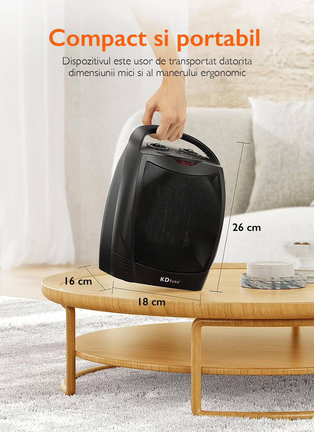 Aeroterma ceramica KD Home Master Heater