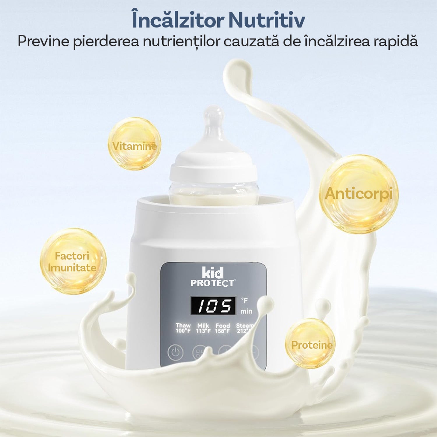 Incalzitor Biberoane si Mancare Multifunctional KidProtect SnuggleHeat