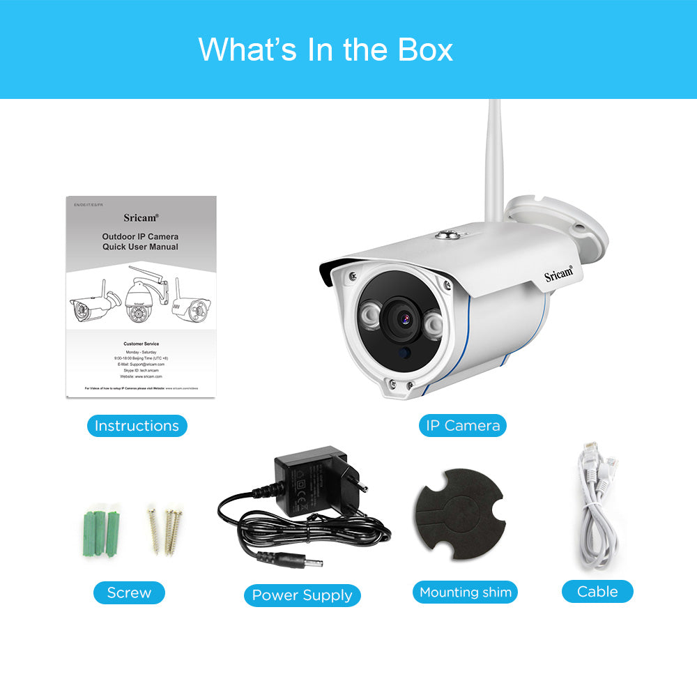 Camera de supraveghere WIFI Sricam SP007 Pro