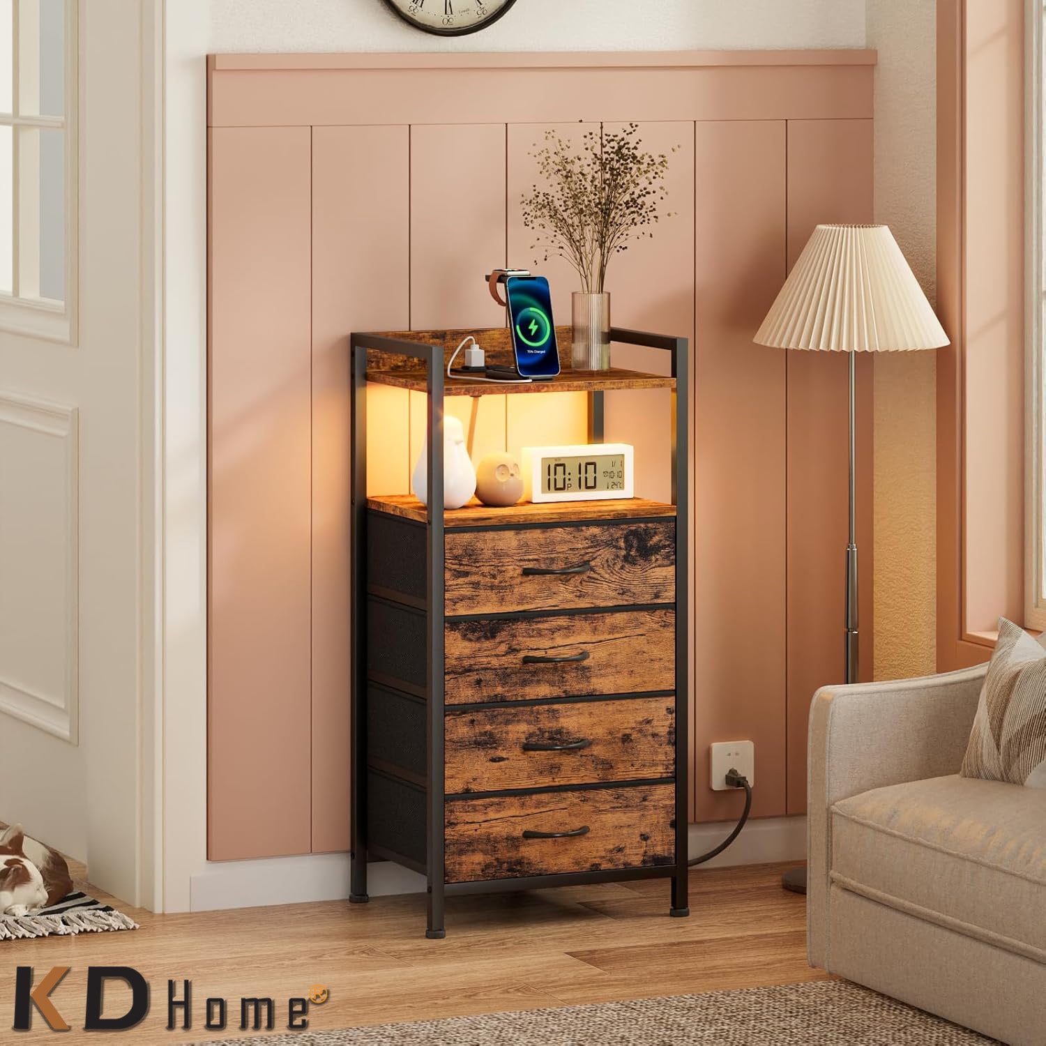 Noptiera cu Lumina KD Home LumiRest