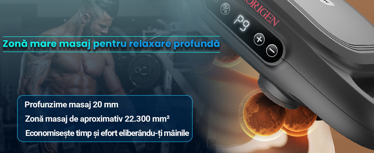 Aparat Pentru Masaj Profesional Cu 6 Capete Horigen MuscleWave Six