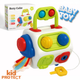 Jucarie Interactiva Bebelusi Montessori KidProtect Busy Cube