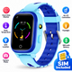 Ceas Smartwatch Copii Cu Localizare GPS Si Telefon Techone T5S Vital Guard, Albastru