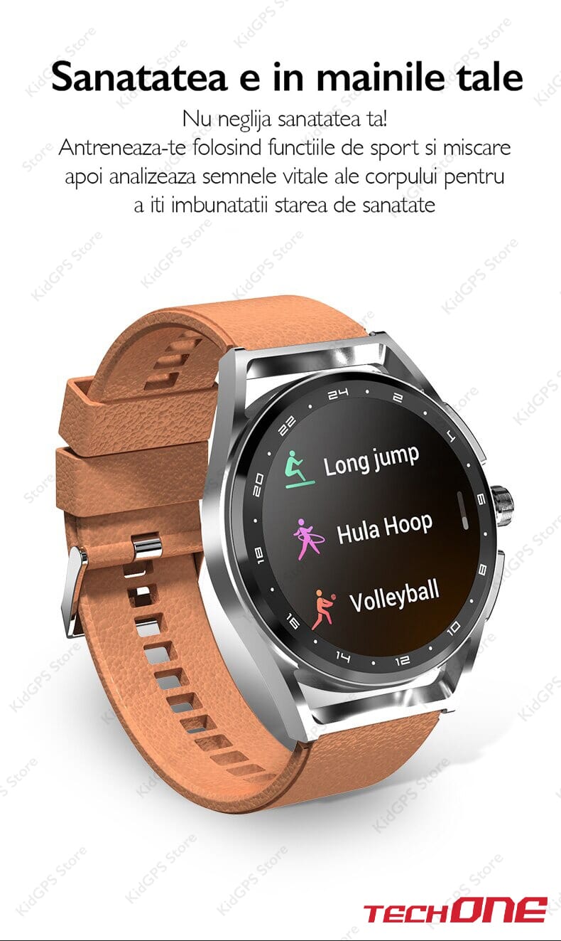 Ceas smartwatch barbati TechONE H8S