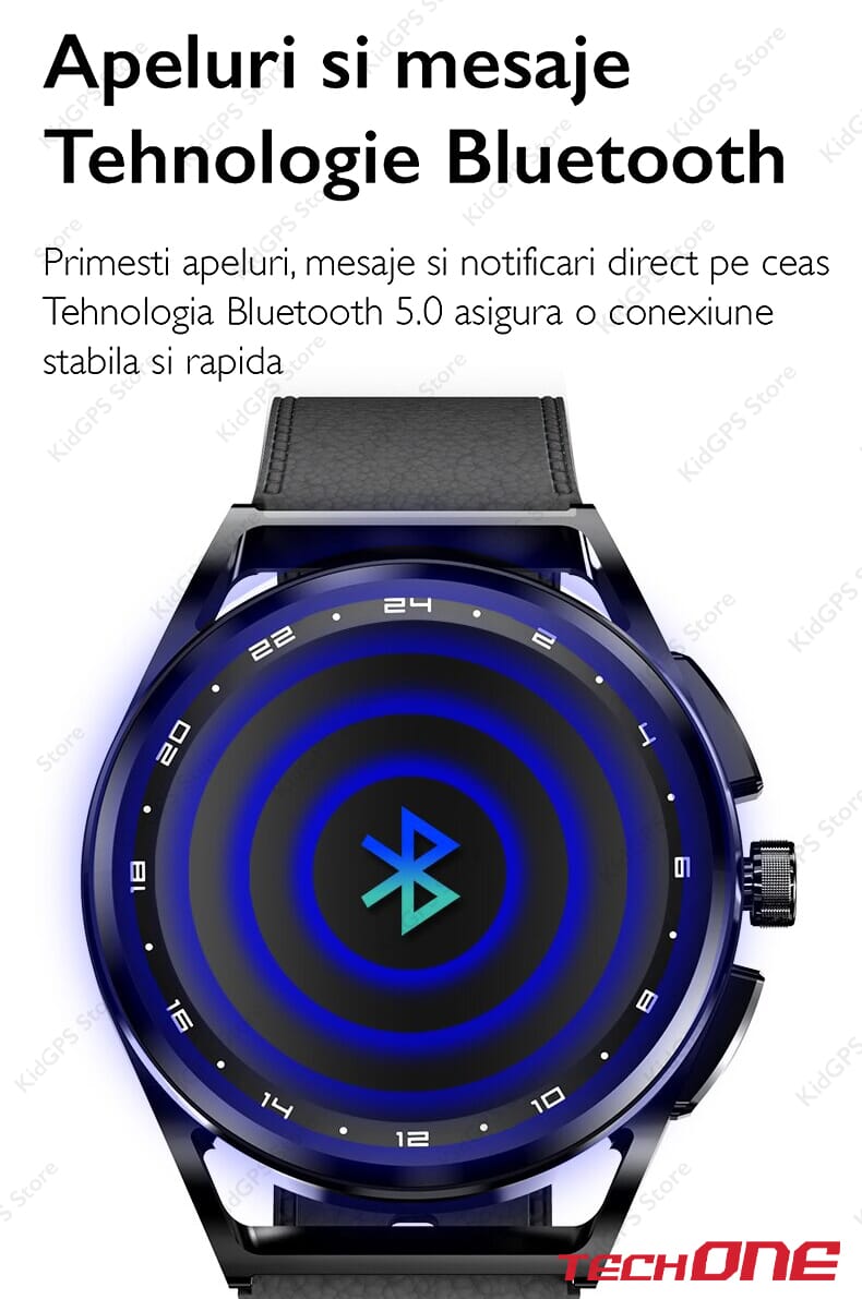 Ceas smartwatch barbati TechONE H8S