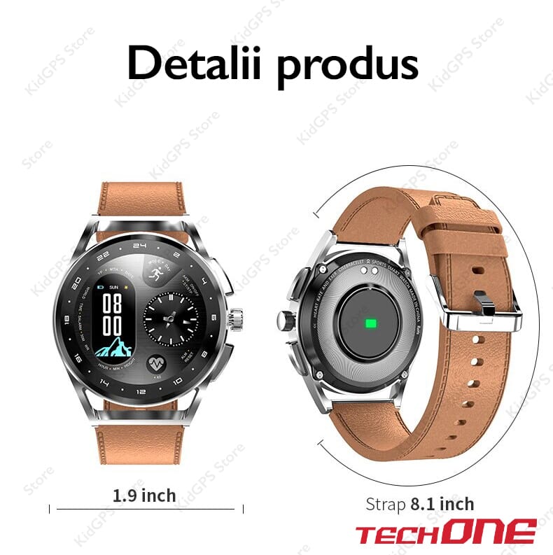Ceas smartwatch barbati TechONE H8S