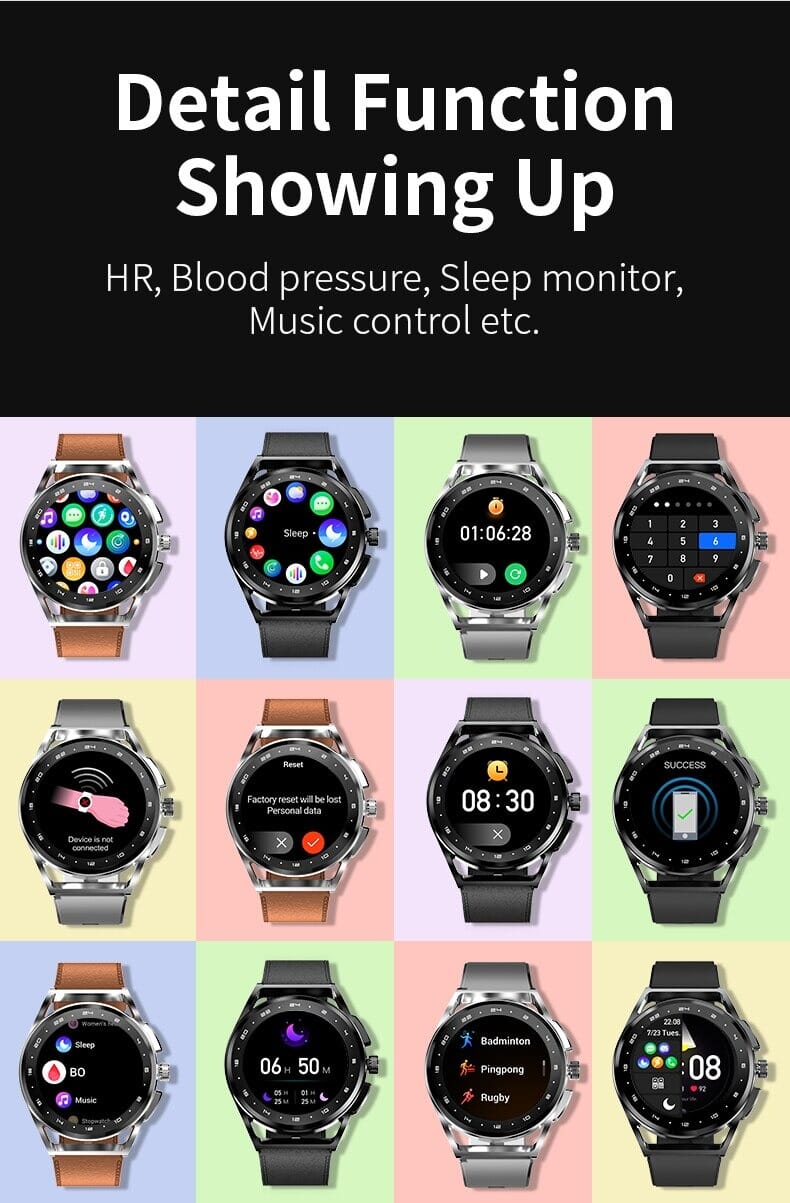 Ceas smartwatch barbati TechONE H8S