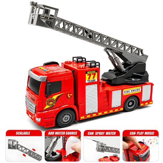 Masina de Pompieri De Jucarie Pentru Copii KidProtect Fire Stop