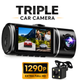Camera Auto Tripla DVR Loosafe Road Team Pro