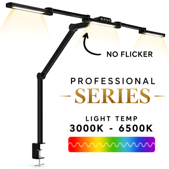 Lampa de birou LED tripla Huerler Office Pro