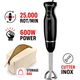 Mixer Vertical tip Blender KD Home VertiBlend, Negru