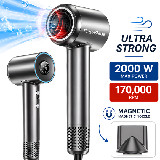 Uscator de Par Profesional FadeBlade ProVortex Ultra, Gri