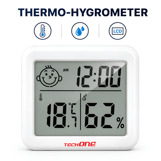 Termometru si higrometru de camera Techone CX-0813