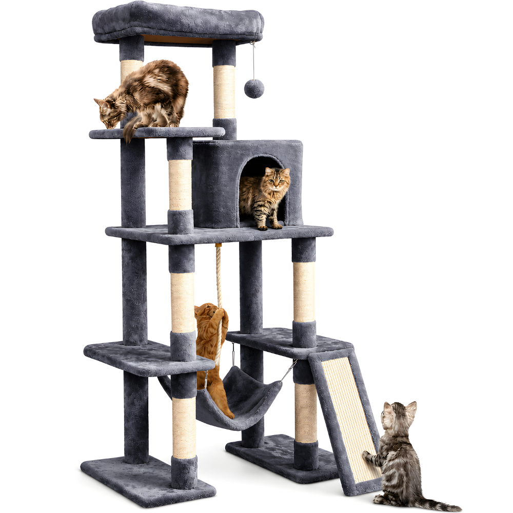 Ansamblu Joaca Pentru Pisici KD Home ClawCloud Loft – KidGPS Store