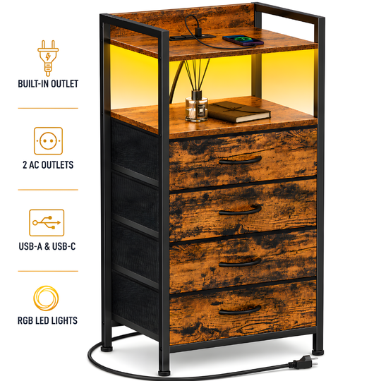 Noptiera cu Lumina KD Home LumiRest