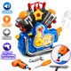 Set Reparatie Motor Auto Mecanic Copii Kidprotect Engine Work, Albastru