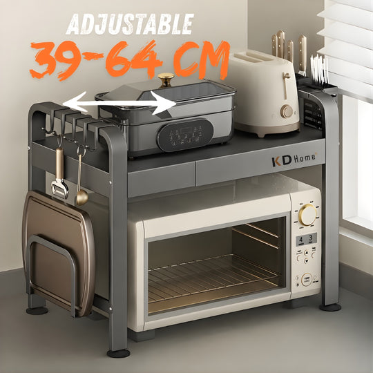 Raft Metalic Cuptor cu Microunde, KD Home Micro Space
