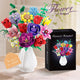 Set de Constructie cu Piese Tip Blocuri Constructie MiniBric Royal Garden Bouquet