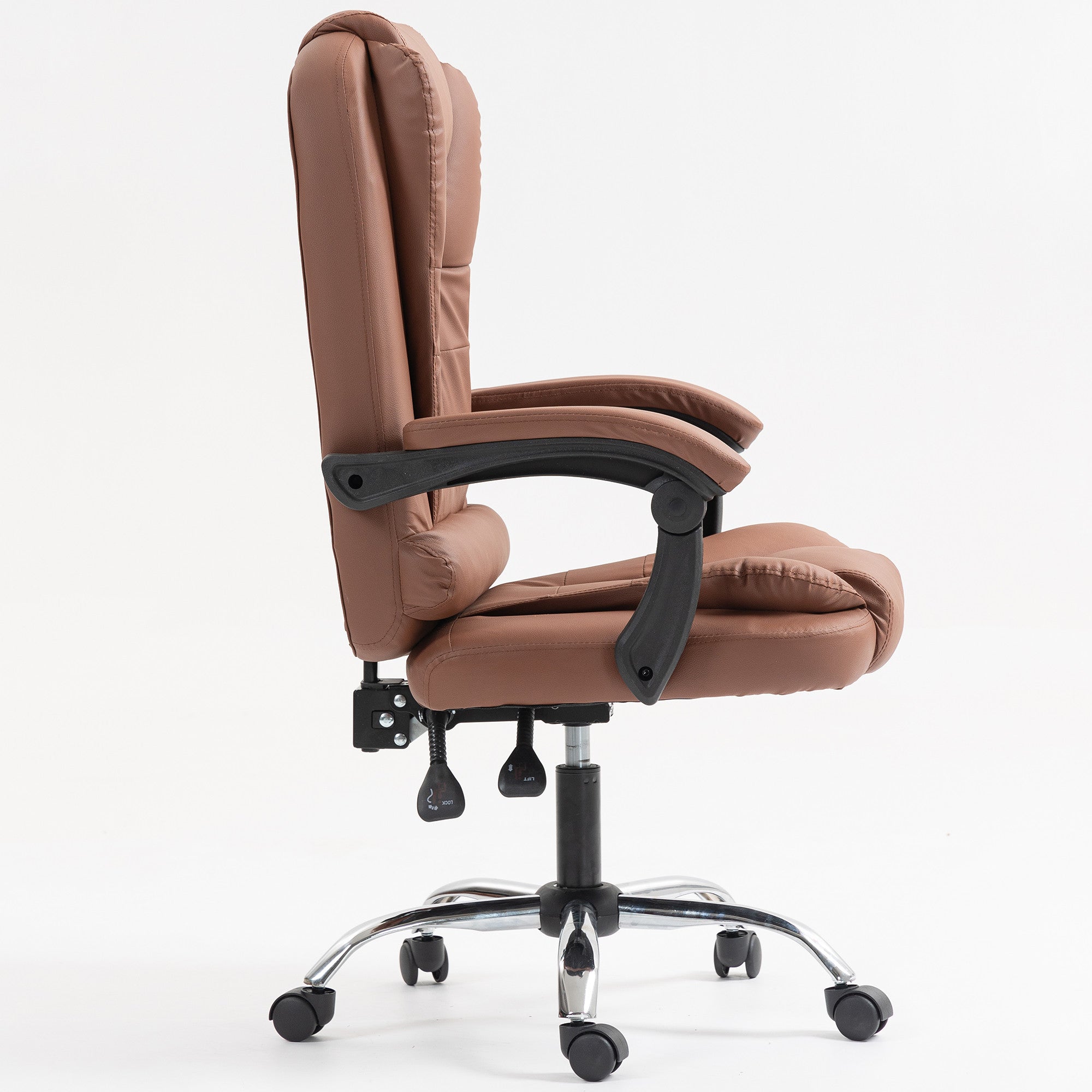 Scaun De Birou Directorial Ergonomic KD Home® ErgoLux Regal Comfort, Maro