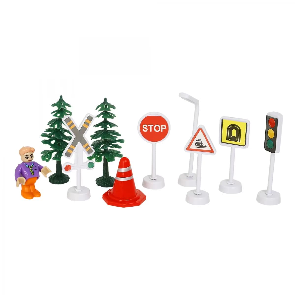 Circuit Trenulet de Jucarie Electric Copii KidProtect Lightning Express, 67 Piese