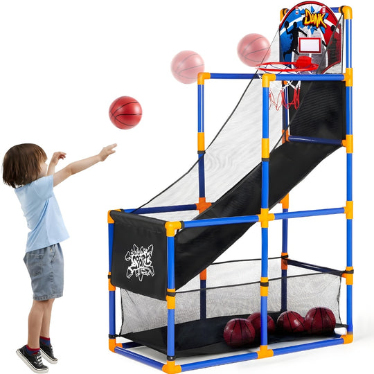 Set Cos De Baschet Tras La Tinta Copii KidProtect Target Ball