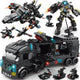 Set de Constructie cu Piese Tip Blocuri Constructie 8 in 1 Minibric City Swat